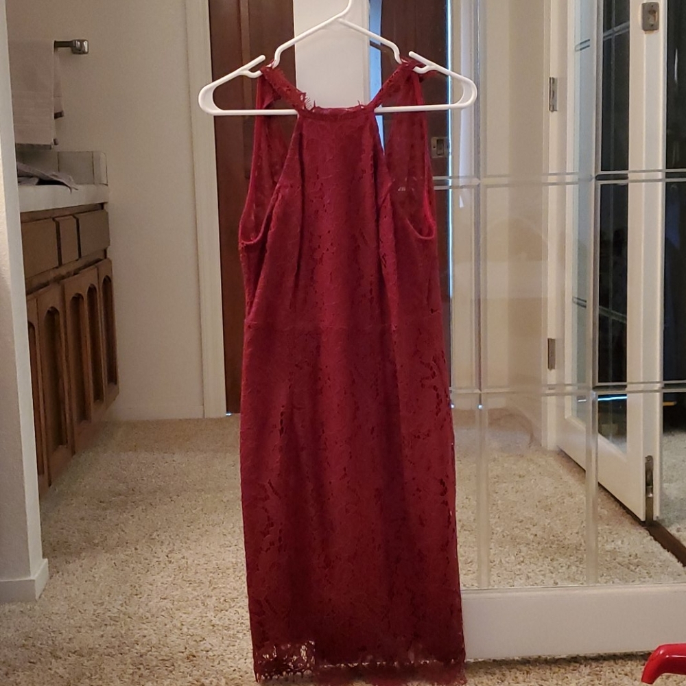 Red dress